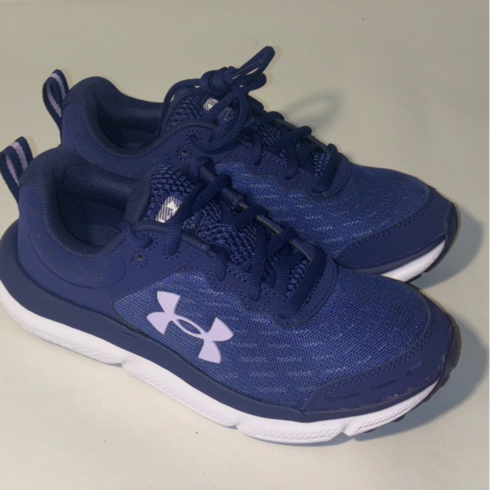 Under Armour Charged Assert 10 Womens Shoes Sz 6 ( Blue ) NEW With Box